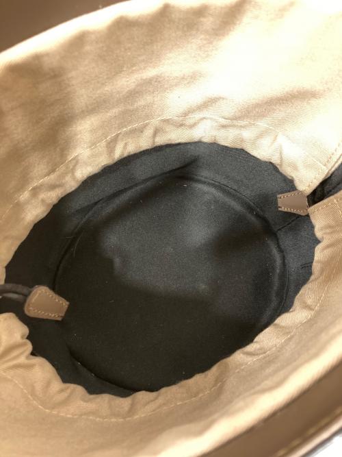 pelletteria veneta（ペレッテリアベネタ）PELLETTERIA VENETA (ペレッテリアベネタ) 2WAYバケツ型ショルダーバッグ ブラウンの古着・服飾アイテム