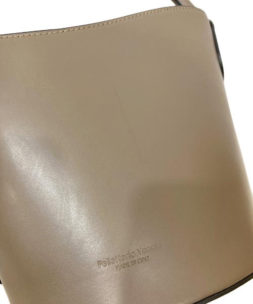 pelletteria veneta（ペレッテリアベネタ）PELLETTERIA VENETA (ペレッテリアベネタ) 2WAYバケツ型ショルダーバッグ ブラウンの古着・服飾アイテム