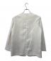 nano・universe (ナノ・ユニバース) ノーカラージャケット ホワイト サイズ:Free：3500円