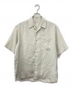 UNITED ARROWS TOKYOユナイテッドアローズトウキョウ）の古着「ツイル オープンカラー ショートスリーブシャツ」｜ベージュ