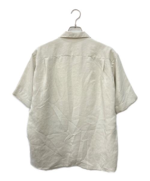 UNITED ARROWS TOKYO（ユナイテッドアローズトウキョウ）UNITED ARROWS TOKYO (ユナイテッドアローズトウキョウ) ツイル オープンカラー ショートスリーブシャツ ベージュ サイズ:Mの古着・服飾アイテム