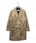 Calvin Kleinカルバンクライン）の古着「ダブルコート」｜ベージュ