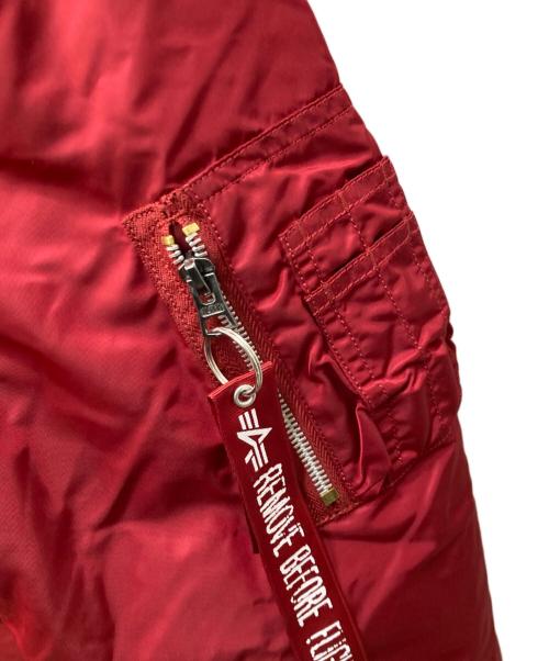 ALPHA（アルファ）ALPHA (アルファ) コーチジャケット レッド サイズ:Lの古着・服飾アイテム