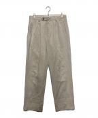 DOCKERSドッカーズ）の古着「リネンパンツ」｜ベージュ