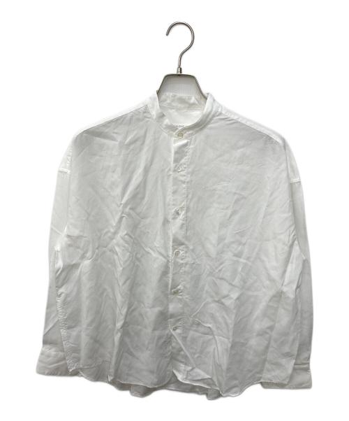 GALERIE VIE（ギャルリーヴィー）GALERIE VIE (ギャルリーヴィー) バンドカラーシャツ ホワイト サイズ:FREEの古着・服飾アイテム