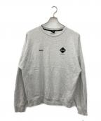 F.C.R.B.エフシーレアルブリストル）の古着「STAR APPLIQUE TEAM CREW NECK SWEAT」｜グレー