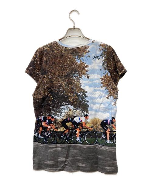 PAUL SMITH（ポールスミス）Paul Smith (ポールスミス) 転写プリント半袖カットソー ブルー サイズ:XXLの古着・服飾アイテム