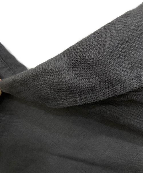 green label relaxing（グリーンレーベルリラクシング）green label relaxing (グリーンレーベルリラクシング) コルトレイクリネン  SC スキッパー Aライン ワンピース グレー サイズ:FREEの古着・服飾アイテム