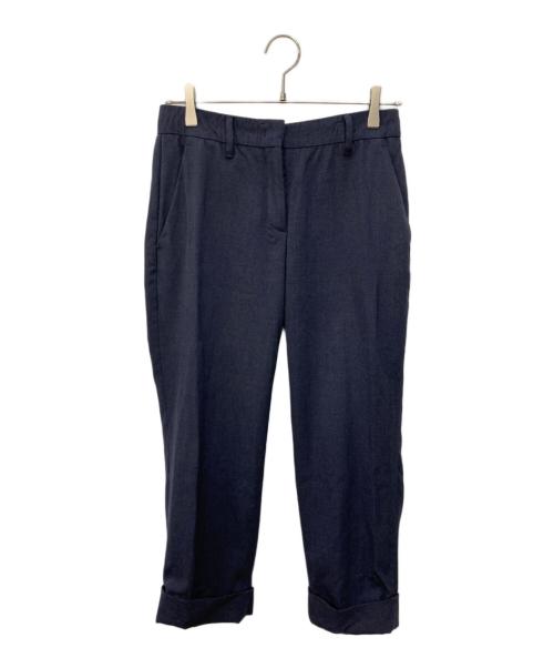 PRADA（プラダ）PRADA (プラダ) テーパードパンツ ネイビー サイズ:Ｓの古着・服飾アイテム