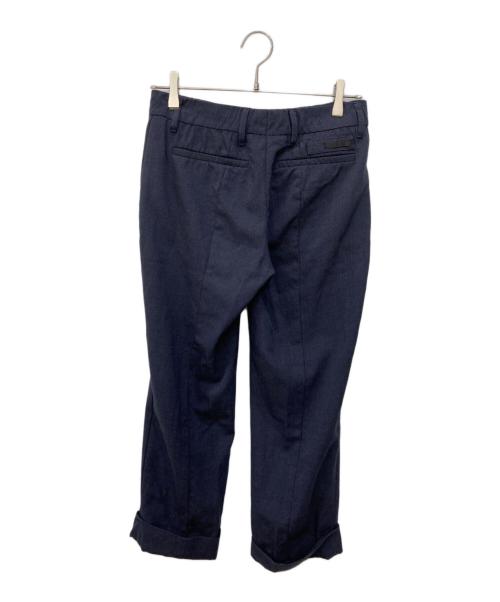 PRADA（プラダ）PRADA (プラダ) テーパードパンツ ネイビー サイズ:Ｓの古着・服飾アイテム