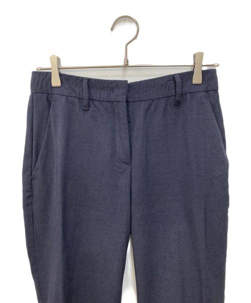 PRADA（プラダ）PRADA (プラダ) テーパードパンツ ネイビー サイズ:Ｓの古着・服飾アイテム
