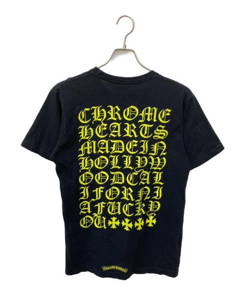 CHROME HEARTS（クロムハーツ）CHROME HEARTS (クロムハーツ) プリントカットソー ブラック サイズ:Ｍの古着・服飾アイテム
