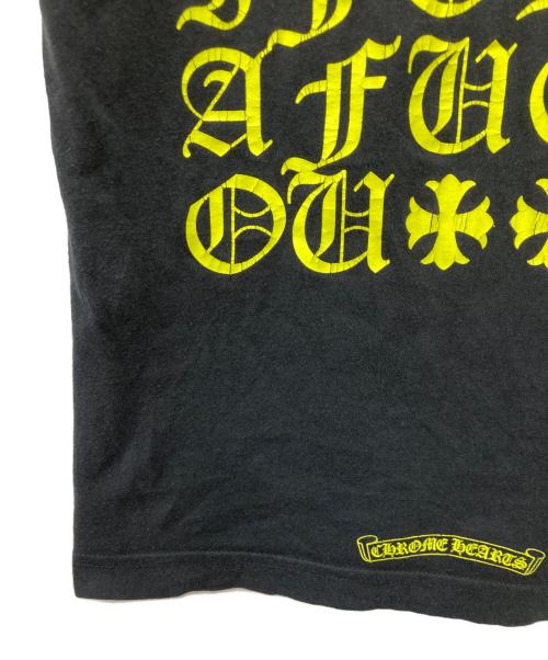 CHROME HEARTS（クロムハーツ）CHROME HEARTS (クロムハーツ) プリントカットソー ブラック サイズ:Ｍの古着・服飾アイテム
