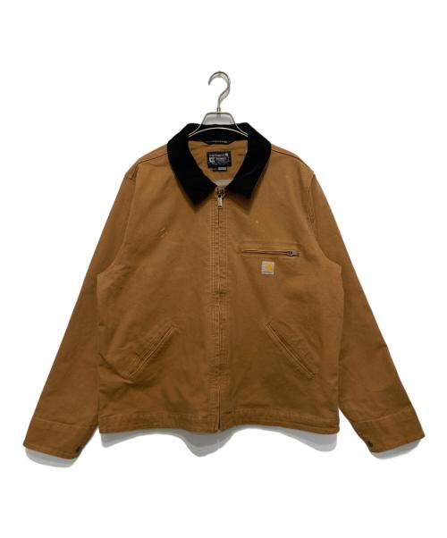 CarHartt（カーハート）CarHartt (カーハート) Relaxed Fit Duck Detroit Jacket　リラックスフィットダックデトロイトジャケット ブラウン サイズ:XLの古着・服飾アイテム