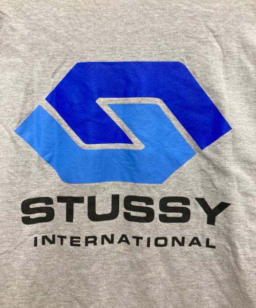 stussy（ステューシー）stussy (ステューシー) ロングスリーブカットソー グレー サイズ:Lの古着・服飾アイテム