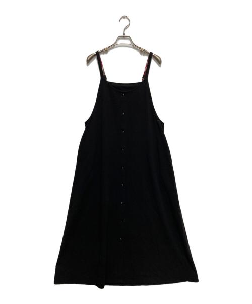 BLUE LABEL CRESTBRIDGE（ブルーレーベルクレストブリッジ）BLUE LABEL CRESTBRIDGE (ブルーレーベルクレストブリッジ) キャミソールワンピース ブラック サイズ:SIZE38の古着・服飾アイテム