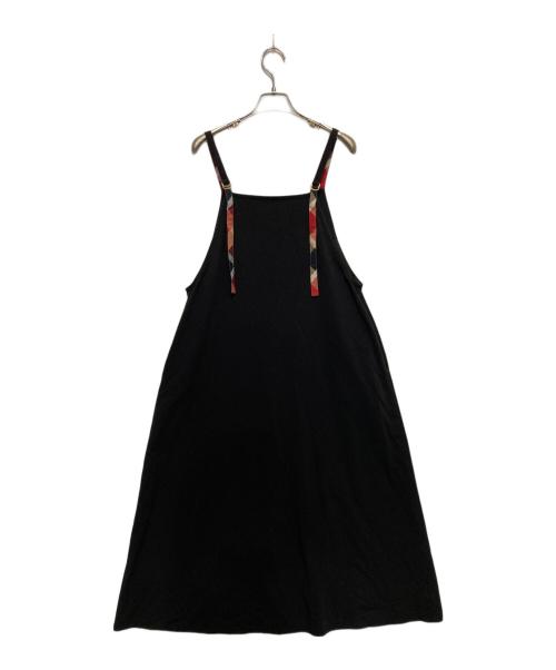 BLUE LABEL CRESTBRIDGE（ブルーレーベルクレストブリッジ）BLUE LABEL CRESTBRIDGE (ブルーレーベルクレストブリッジ) キャミソールワンピース ブラック サイズ:SIZE38の古着・服飾アイテム