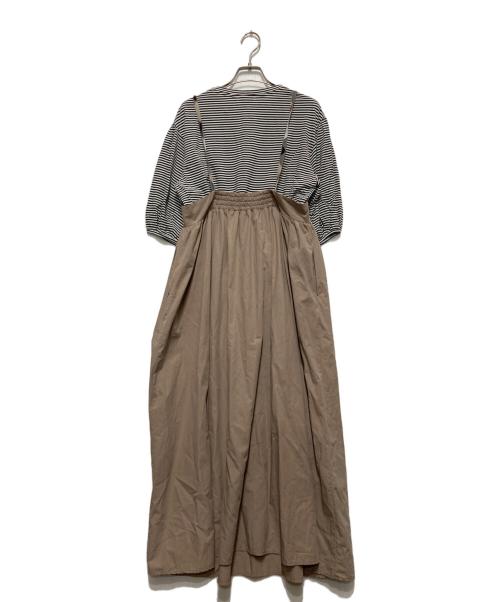 CB CRESTBRIDGE（シービークレストブリッジ）CB CRESTBRIDGE (シービークレストブリッジ) キャミソールワンピース トップス セット ベージュ サイズ:Sの古着・服飾アイテム