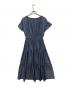 BLUE LABEL CRESTBRIDGE (ブルーレーベルクレストブリッジ) ブラウスワンピース インディゴ サイズ:Ⅿ：6000円