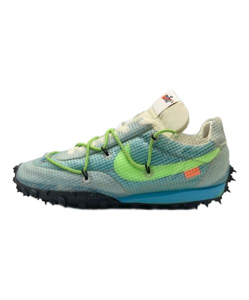 NIKE（ナイキ）NIKE (ナイキ) OFFWHITE (オフホワイト) WAFFLE RACER / OW Off-White ブルー サイズ:SIZE 26.5cmの古着・服飾アイテム