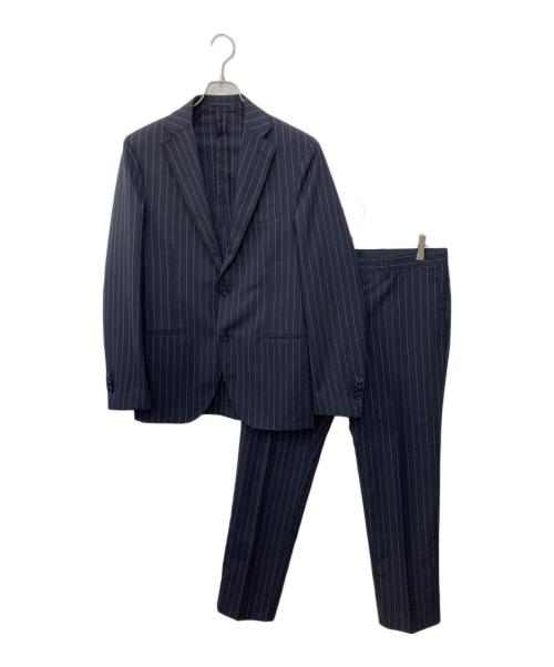 LARDINI（ラルディーニ）LARDINI (ラルディーニ) 段返り3Bセットアップスーツ ネイビー サイズ:SIZE 48の古着・服飾アイテム