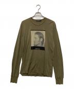 DOLCE & GABBANAドルチェ＆ガッバーナ）の古着「VINCENT GALLOロングスリーブカットソー」｜カーキ