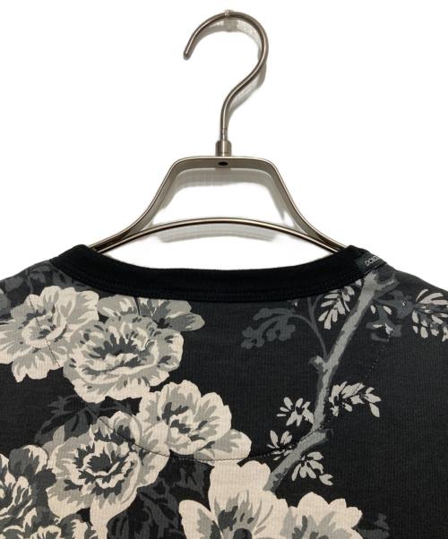 DOLCE & GABBANA（ドルチェ＆ガッバーナ）DOLCE & GABBANA (ドルチェ＆ガッバーナ) 花柄プリントロングスリーブカットソー ブラック サイズ:48の古着・服飾アイテム