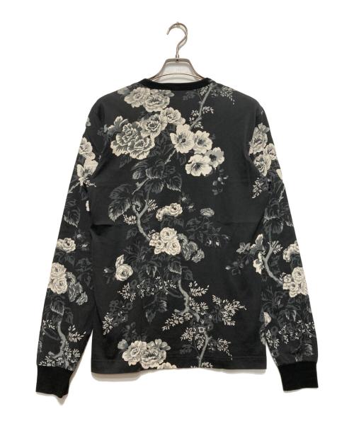 DOLCE & GABBANA（ドルチェ＆ガッバーナ）DOLCE & GABBANA (ドルチェ＆ガッバーナ) 花柄プリントロングスリーブカットソー ブラック サイズ:48の古着・服飾アイテム