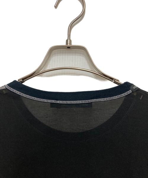 DOLCE & GABBANA（ドルチェ＆ガッバーナ）DOLCE & GABBANA (ドルチェ＆ガッバーナ) シアーロングスリーブカットソー ブラック サイズ:46の古着・服飾アイテム