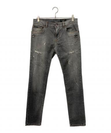 ドルチェアンドガッバーナ★ジッパー デニムパンツ カットオフ スキニー Y2K 3072001498282411_01_6524w.jpeg
