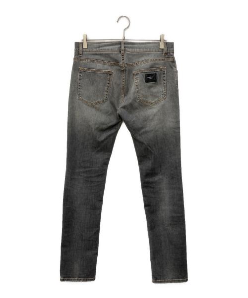 DOLCE & GABBANA（ドルチェ＆ガッバーナ）DOLCE & GABBANA (ドルチェ＆ガッバーナ) スキニーデニムパンツ グレー サイズ:SIZE 48の古着・服飾アイテム