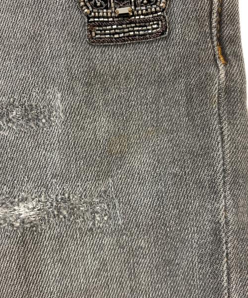 DOLCE & GABBANA（ドルチェ＆ガッバーナ）DOLCE & GABBANA (ドルチェ＆ガッバーナ) スキニーデニムパンツ グレー サイズ:SIZE 48の古着・服飾アイテム