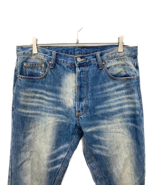 mnml（ミニマル）mnml (ミニマル) ドッキングフレアデニムパンツ インディゴ サイズ:32の古着・服飾アイテム