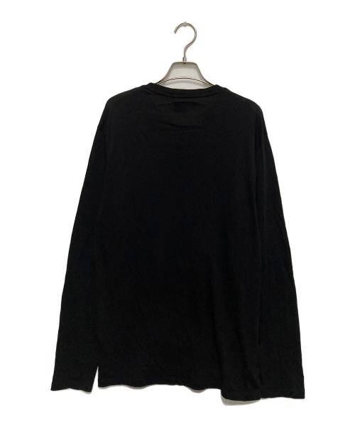 ARMANI EXCHANGE（アルマーニ エクスチェンジ）ARMANI EXCHANGE (アルマーニ エクスチェンジ) ロングスリーブカットソー ブラック サイズ:SIZE Lの古着・服飾アイテム