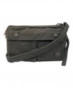 PORTERポーター）の古着「スモーキー ショルダーバッグ」｜グレー