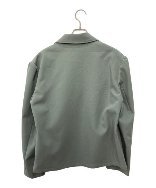 taupe（トープ）TAUPE (トープ) ドロップパフスリーブジャケット グリーン サイズ:3 未使用品の古着・服飾アイテム