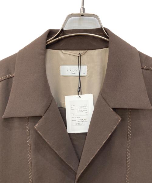 taupe（トープ）TAUPE (トープ) テーラードジャケット ブラウン サイズ:3 未使用品の古着・服飾アイテム