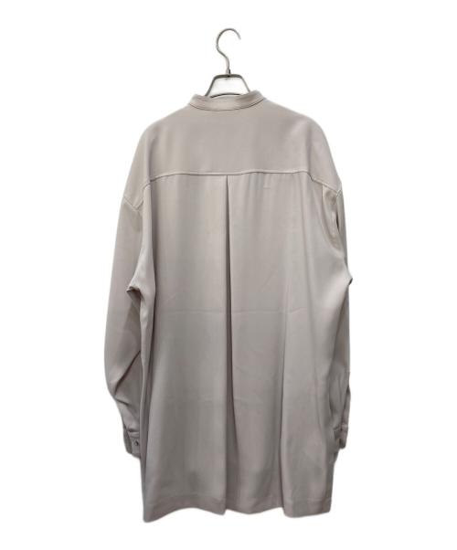 taupe（トープ）taupe (トープ) ジョーゼットディープスリットザムシャツ ベージュ サイズ:2 未使用品の古着・服飾アイテム