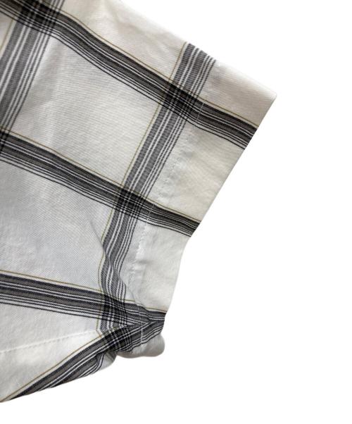 taupe（トープ）TAUPE (トープ) リネンチェックハーフスリーブジャケット アイボリー サイズ:1 未使用品の古着・服飾アイテム