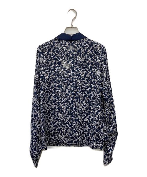 taupe（トープ）TAUPE (トープ) シフォンJQシアーブラウス ネイビー サイズ:SIZE 1 未使用品の古着・服飾アイテム