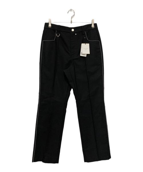 taupe（トープ）TAUPE (トープ) ハンプシーギャバLポケサイドラインパンツ ブラック サイズ:SIZE 3 未使用品の古着・服飾アイテム