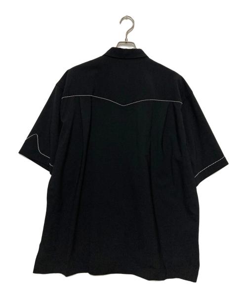 taupe（トープ）TAUPE (トープ) TWトロピカルウェスタンS/Sシャツ ブラック サイズ:SIZE 3 未使用品の古着・服飾アイテム