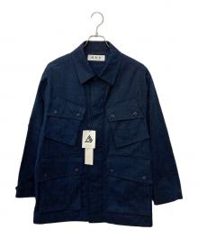 New Stock of the Dead（ニューストックオブザデッド）の古着「ルーズファティーグジャケット」｜ネイビー