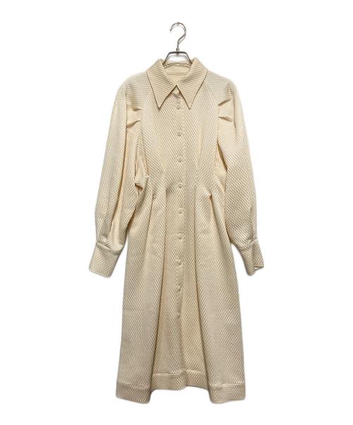 taupe（トープ）TAUPE (トープ) ダイヤコンストラクティブシャツOP アイボリー サイズ:SIZE 1 未使用品の古着・服飾アイテム