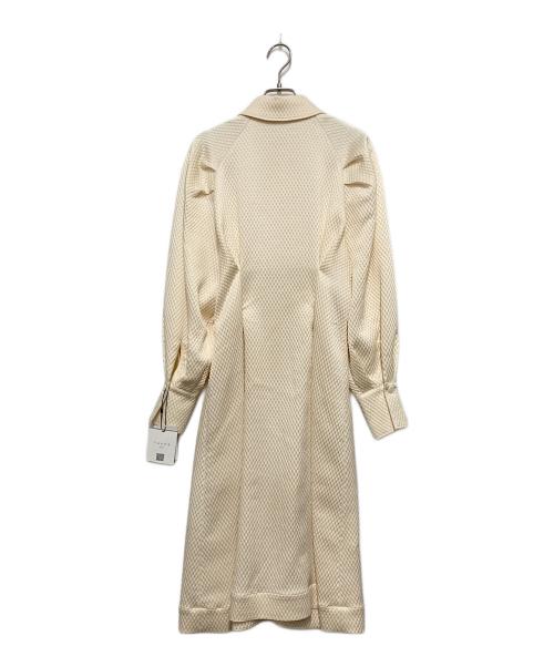 taupe（トープ）TAUPE (トープ) ダイヤコンストラクティブシャツOP アイボリー サイズ:SIZE 1 未使用品の古着・服飾アイテム