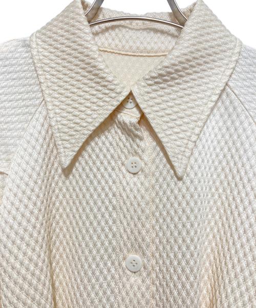 taupe（トープ）TAUPE (トープ) ダイヤコンストラクティブシャツOP アイボリー サイズ:SIZE 1 未使用品の古着・服飾アイテム