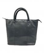 HARVEST LABELハーヴェストレーベル）の古着「レザートートバッグ」｜ブラック