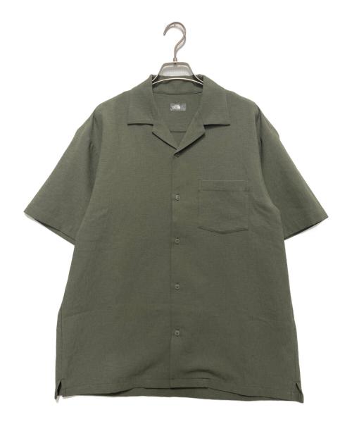 THE NORTH FACE（ザ ノース フェイス）THE NORTH FACE (ザ ノース フェイス) S/S Climbing Summer Shirt グリーン サイズ:Lの古着・服飾アイテム