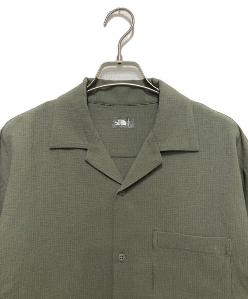 THE NORTH FACE（ザ ノース フェイス）THE NORTH FACE (ザ ノース フェイス) S/S Climbing Summer Shirt グリーン サイズ:Lの古着・服飾アイテム