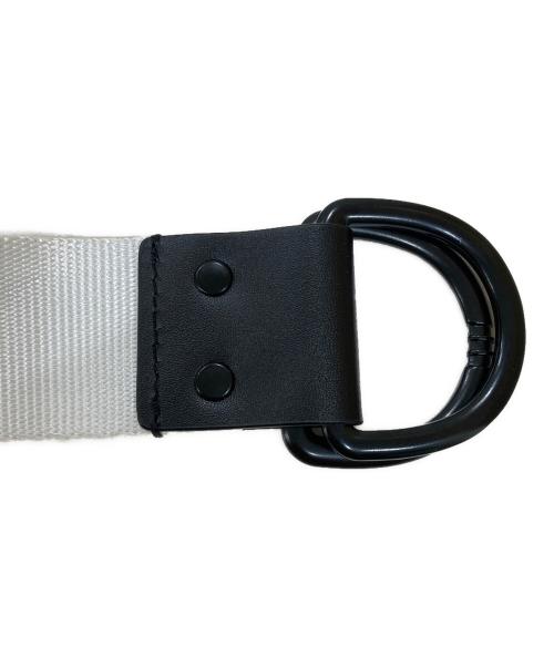 Y-3（ワイスリー）Y-3 (ワイスリー) YOHJI YAMAMOTO (ヨウジヤマモト) ロゴベルト ホワイト サイズ:Lの古着・服飾アイテム